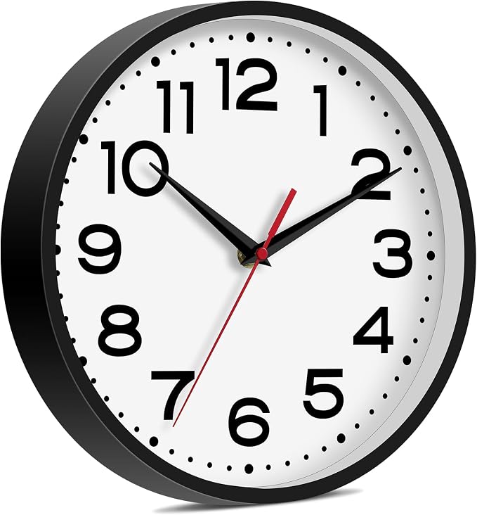 Roymnie Wall Clock Silent Non-Ticking Modern Clock Battery Operated 18 Inch - Image 2