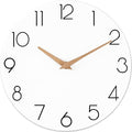cicininc Wall Clock, 16 Inch Wooden Battery Operated Wall Clocks Silent by CICININCOfficial