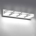 IZORRO LED Modern Bathroom Lights Fixtures, Chrome Acrylic Wall Lighting by IZORRO