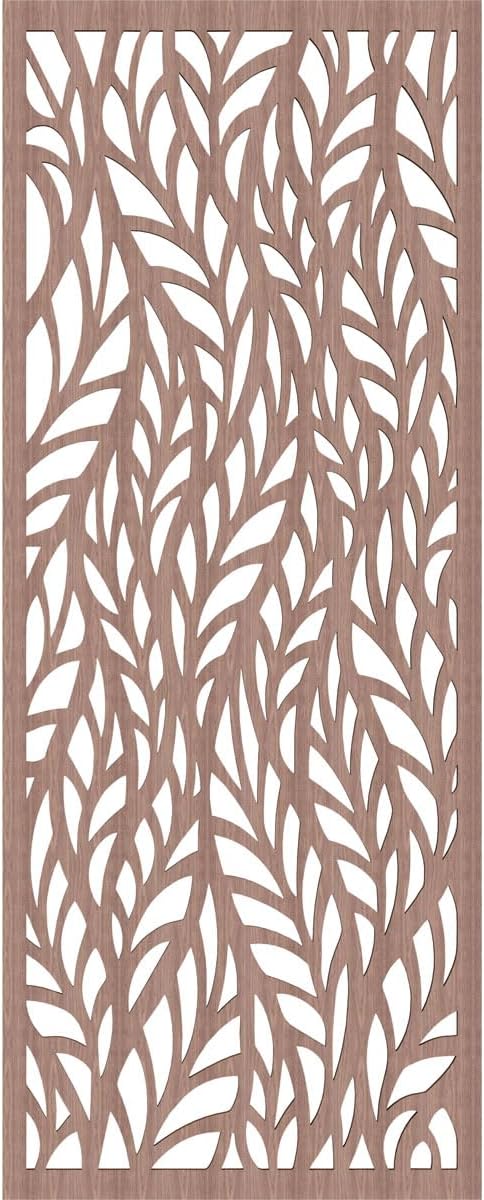 19 3/8"W x 49 3/8"H x 3/8"T Ortonville Decorative Fretwork Wood Wall Panels - Image 4
