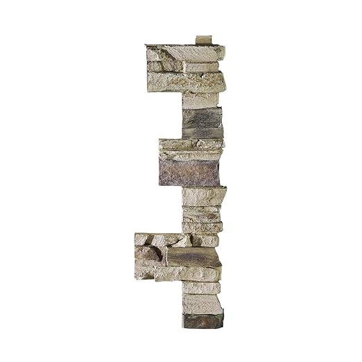 AZ Faux High-Density Polyurethane Faux Stone Interlocking Right Endcap by AZFaux