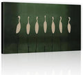 ALMLZL Egret Canvas Wall Art Elegant White Birds Heron Poster Minimalist by ALMLZL