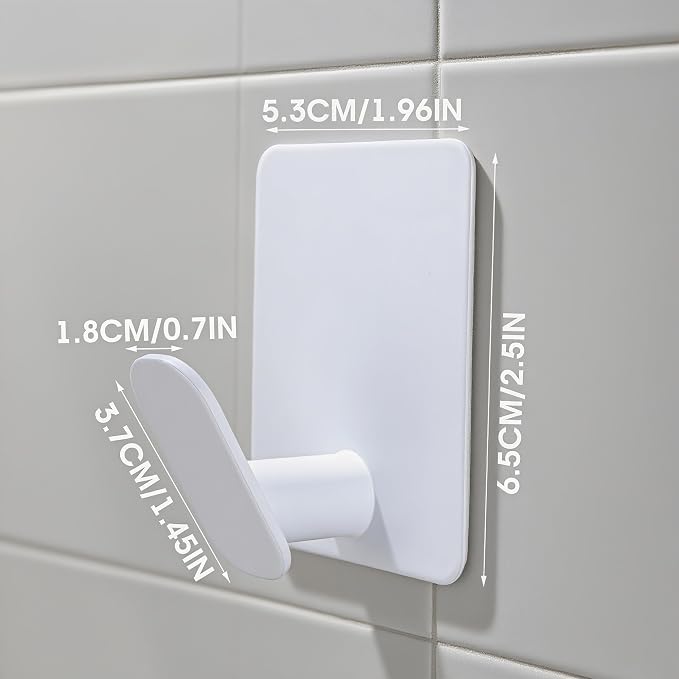 DELITON 4 Pack Adhesive Towel Hooks - Image 5
