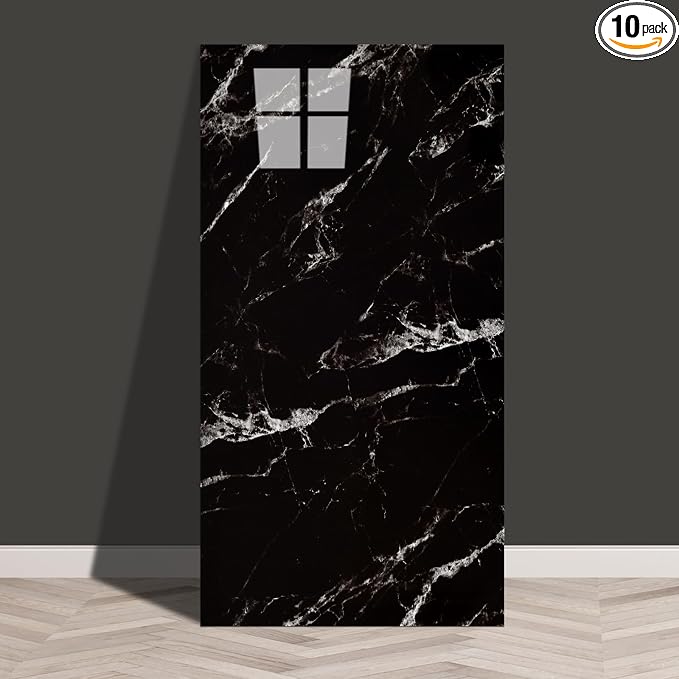 Haimin Wall Panels Peel and Stick 10 Pieces 23.6x11.8in Lightweight Backsplash by HaiminHomeDecorWallpaper