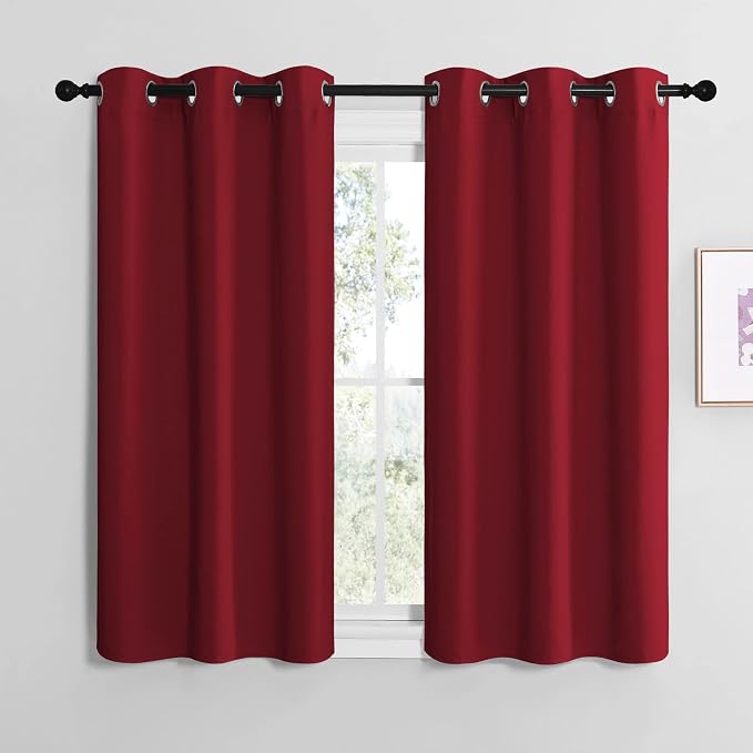 NICETOWN Christmas Short Blackout Curtains by NICETOWN