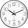 Wall Clock, Silent Wall Clocks Battery Operated 10 Inch Modern Non Ticking by MABPEDO