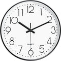 Silent Wall Clocks Battery Operated 8 Inch, Analog Wall Clock by MABPEDO