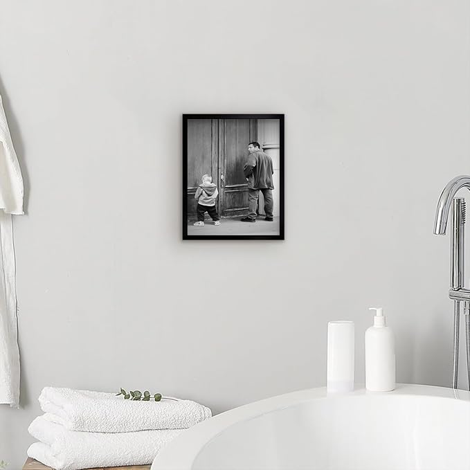 Funny Bathroom Wall Art Black and White Wall Decor, Classic Comedy Movie - Image 3