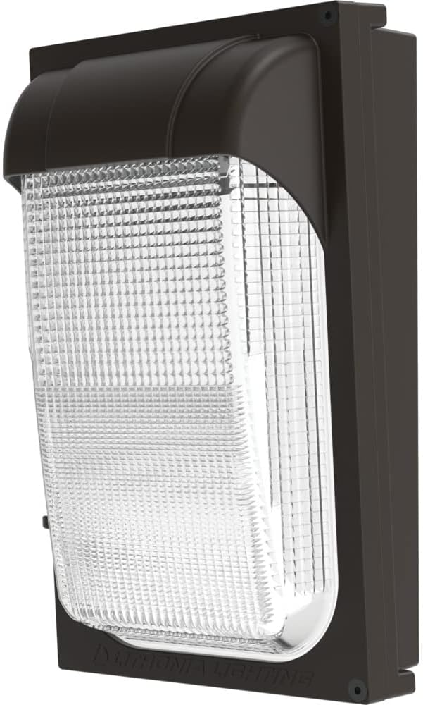 Lithonia Lighting 7.5" Mini LED Wall Pack Outdoor Light Fixture, Building Wall by AcuityBrands