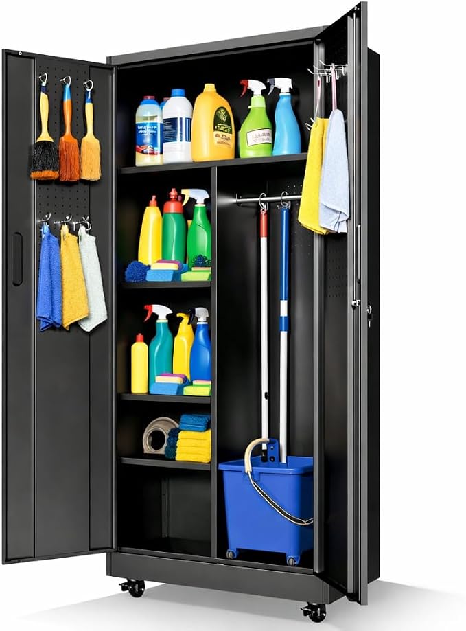 Metal Garage Storage Cabinet by BIZOEIRON