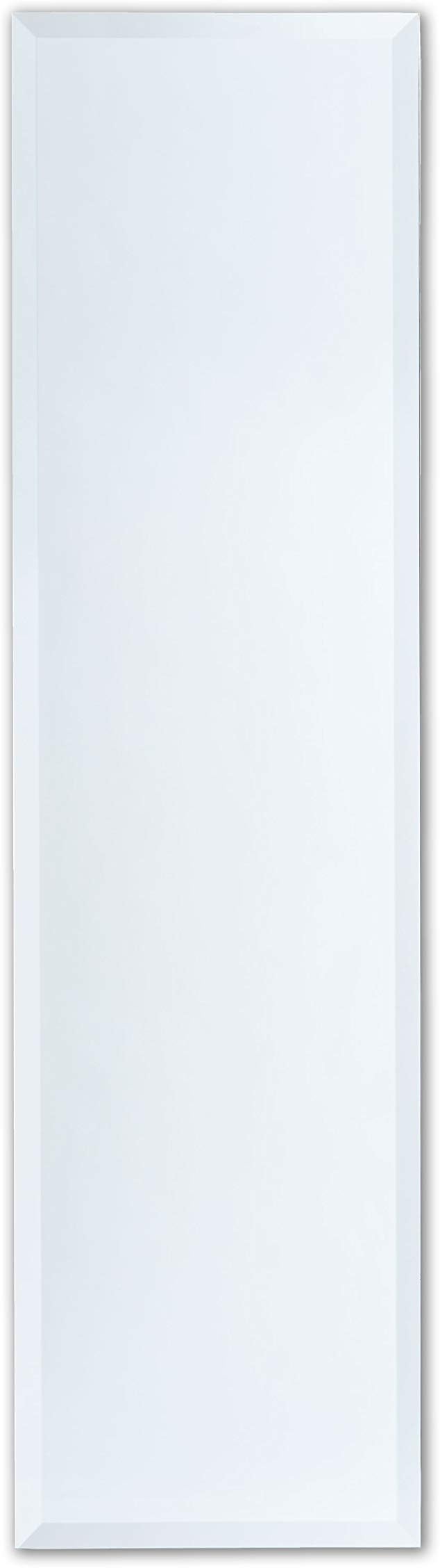 Better Bevel 12" x 48" Frameless Full-Length Rectangle Mirror | 1" Beveled Edge by Better+Bevel