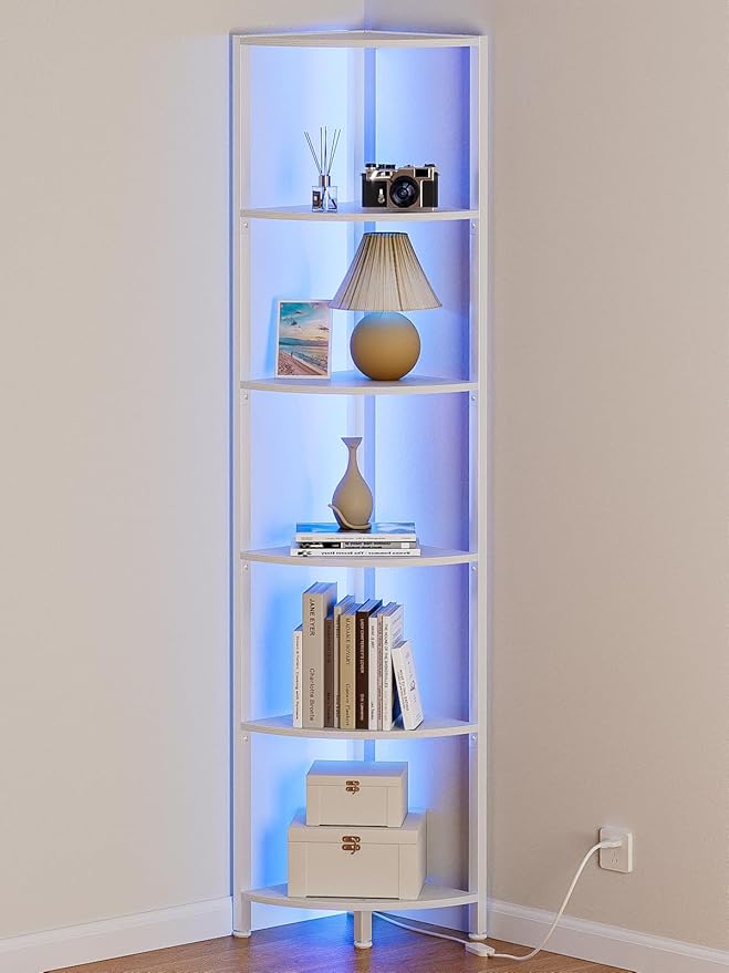 Furnulem 6 Tier Corner Shelf by Furnulem