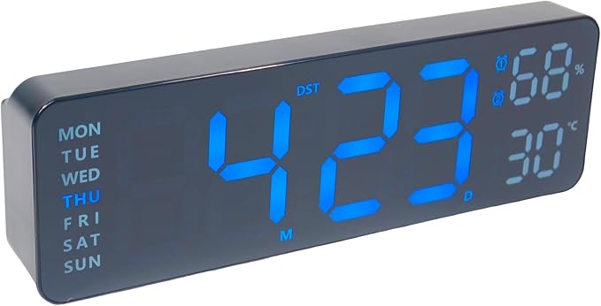 OceeK Digital Wall Clock, Display Big Number Digital Clock, Color Modern - Image 8