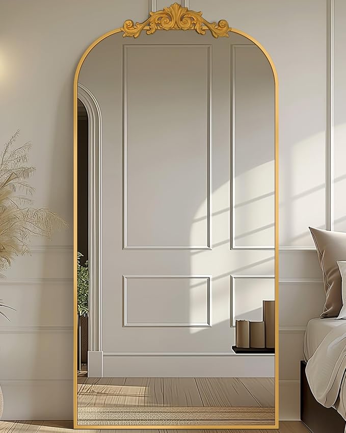 Antok Arched Full Length Mirror, Full Body Mirrors - Image 2