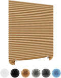 Window Blinds Cordless No Drill Cut to Size Clip On Stick On Self Adhesive by Maritown