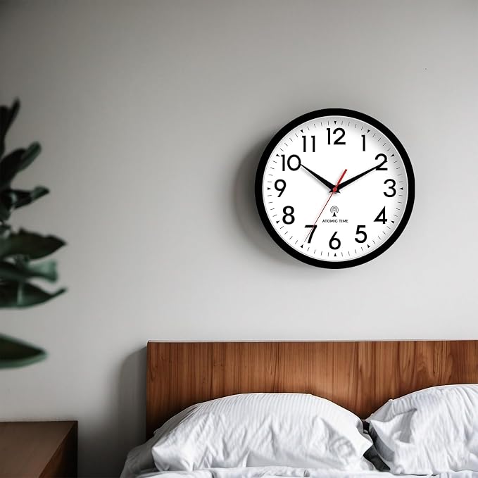 DAXSMY Atomic Wall Clock Analog 14 Inch Battery Operated Modern Decorative - Image 6