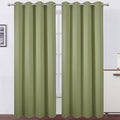 LEMOMO Blackout Curtains 66 x 95 inch/Sage Green Curtains Set of 2 by Lemomo