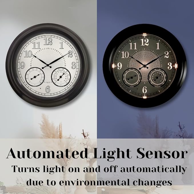 Illuminated Large Outdoor Clock - Image 2