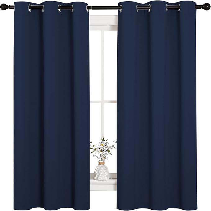 NICETOWN Light Blocking Thermal Insulated Solid Grommet Top Blackout - Image 2