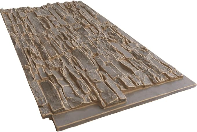 EverStone Canyon Ridge Faux Stone Panel, 45 3/4"W x 24 1/2"H x 1 1/4"D - Image 6