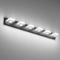 Ralbay Black Bathroom Vanity Lights 48inch Metal Acrylic LED Modern Bathroom by RalbayLighting