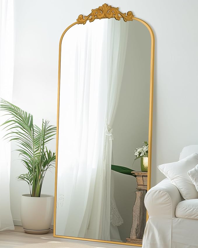 Antok Arched Full Length Mirror, Full Body Mirrors - Image 2