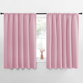 NICETOWN Blackout Curtains for Bedroom, Rouge Pink, 1 Pair, 70 by 63-inch by NICETOWN