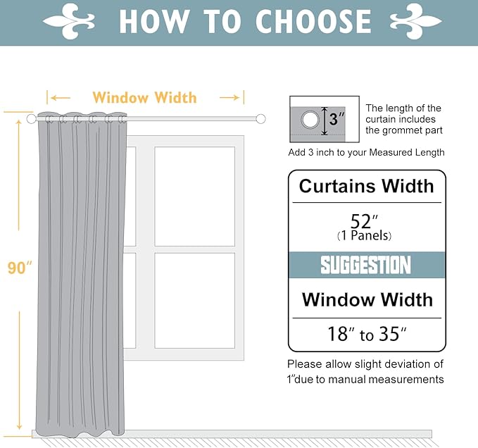 ChrisDowa Blackout Curtains 90 Inches Long - Image 5