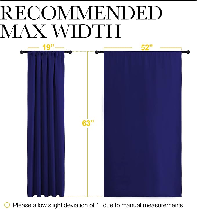 NICETOWN Curtains Blackout Draperies - Image 8
