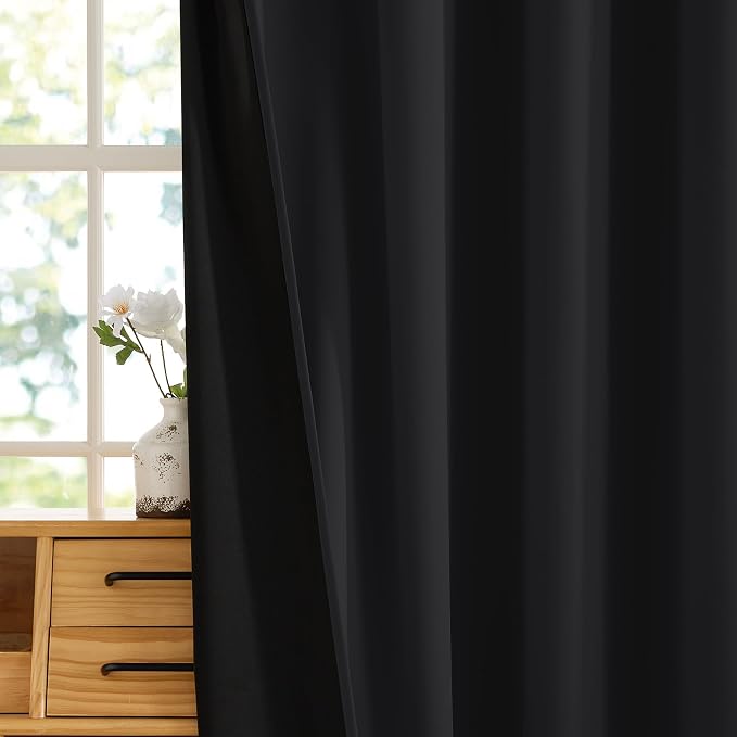 RYB HOME 100% Blackout Door Curtain - Image 7