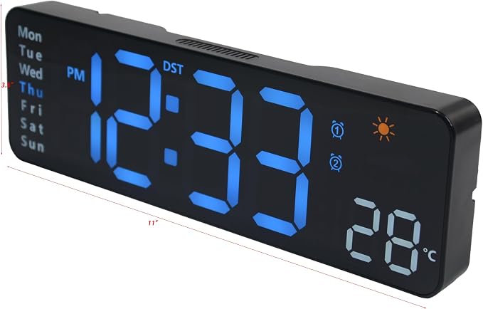 OceeK Large Digital Wall Clock, Digital Clock Large Display - Image 4