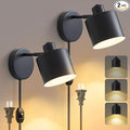 LIGHTESS Plug in Wall Sconces Set of 2 by LIGHTESS