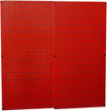 Wall Control 30-P-3232R Red Metal Pegboard Pack by Wall+Control