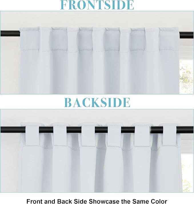 RYB HOME Blackout Curtains for Bedroom, Window Shades Thermal Insulating - Image 6