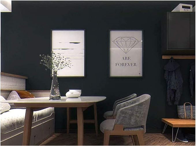 Yancorp 24"x120"Matte Black Contact Paper Peel and Stick Wallpaper Solid Teal - Image 4
