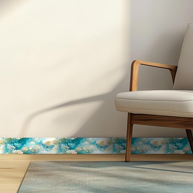 HOMETITUTE Wallpaper Border Peel and Stick Decorative Wall Trim Self Adhesive - Image 2
