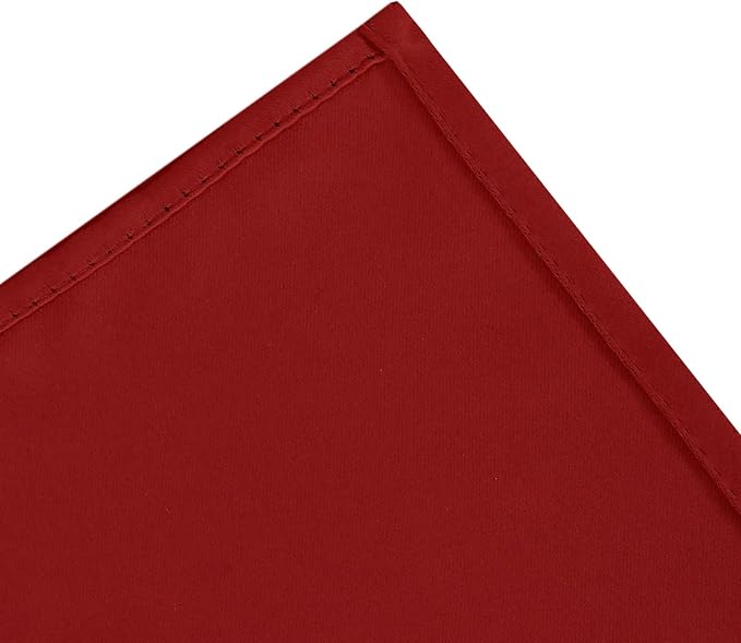 LEMOMO Blackout Curtains 66 x 72 Inch Long Red Curtains Set of 2 Panels Room - Image 7