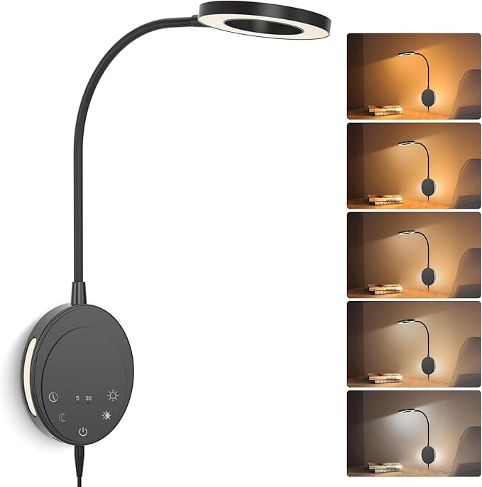 Wall Mounted Reading Light, Bedside Headboard Lights by NoeiiT