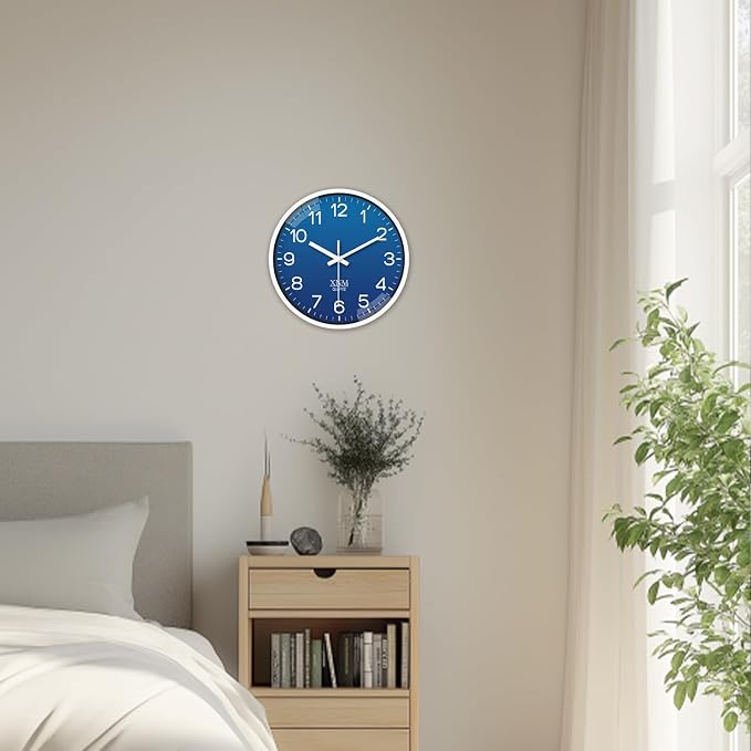XNM Navy Blue Decorative Wall Clock - Image 5