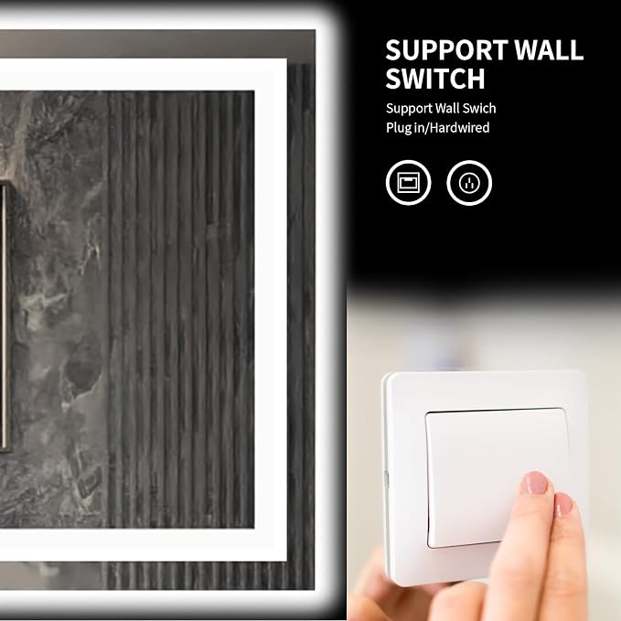 LOAAO 96X36 LED Bathroom Mirror - Image 7
