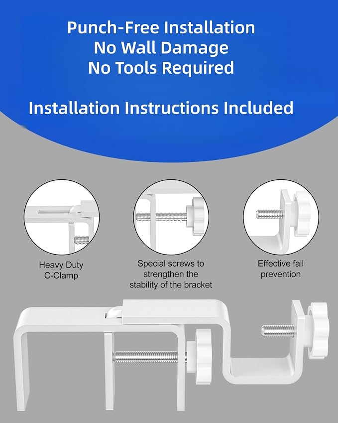 Over-Blinds Curtain Rod Brackets - Image 5