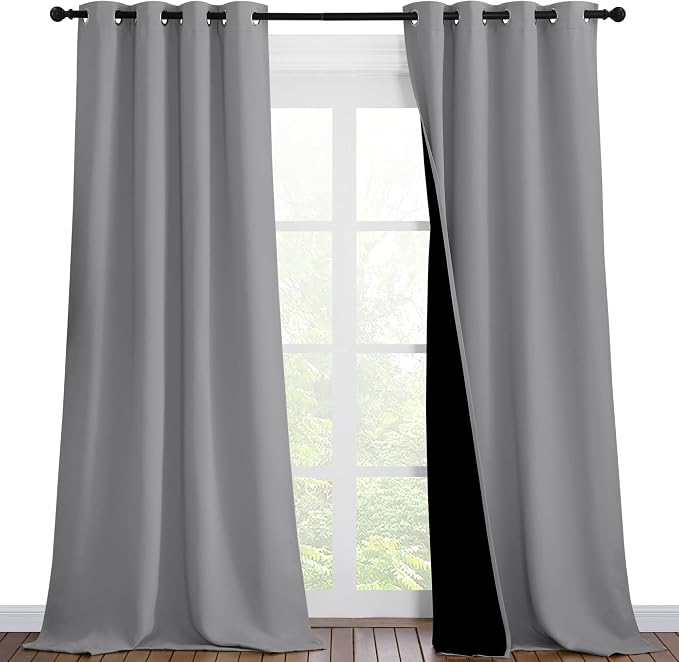 NICETOWN Total Shade Curtains and Draperies, Heavy-Duty Full Light Shading by NICETOWN