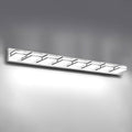 IZORRO LED Modern Bathroom Lights Fixtures, Chrome Acrylic Wall Lighting by IZORRO