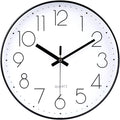 jomparis 12 Inch Wall Clock Silent Non Ticking Battery Operated Quartz Modern by JOMPARIS