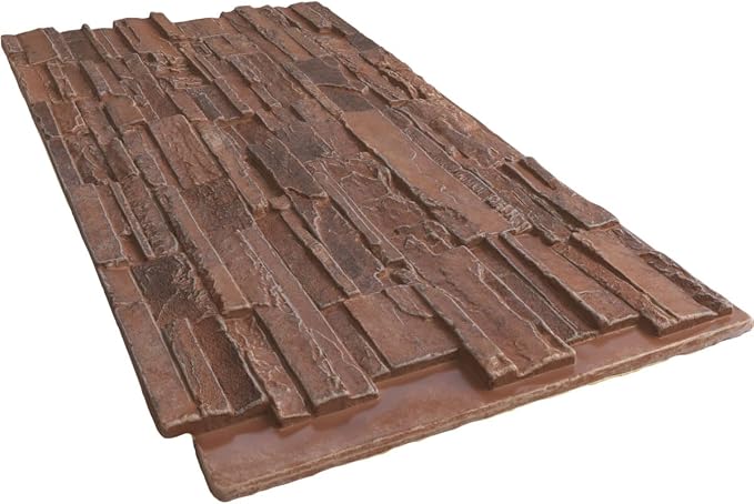 EverStone Cascade Faux Stone Panel, 48 5/8"W x 24 3/4"H x 1 1/4"D, York Town - Image 6