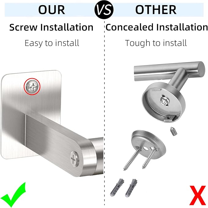 Bathroom Towel Bar, 24 Inch Towel Racks - Image 2