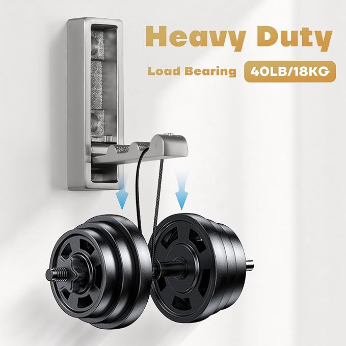 Folding Wall Hook, Heavy Duty Zinc Alloy No Rust Fold Up Hooks - Image 5