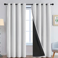 Yakamok 100% Blackout Curtains 90 Inches Long, 2 Thick Layers Heat and Full by Yakamok