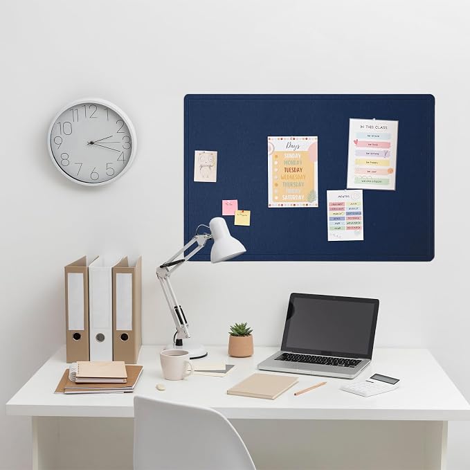 Lightomorrow Bulletin Board, 36 x 24 inches Felt Board - Image 7