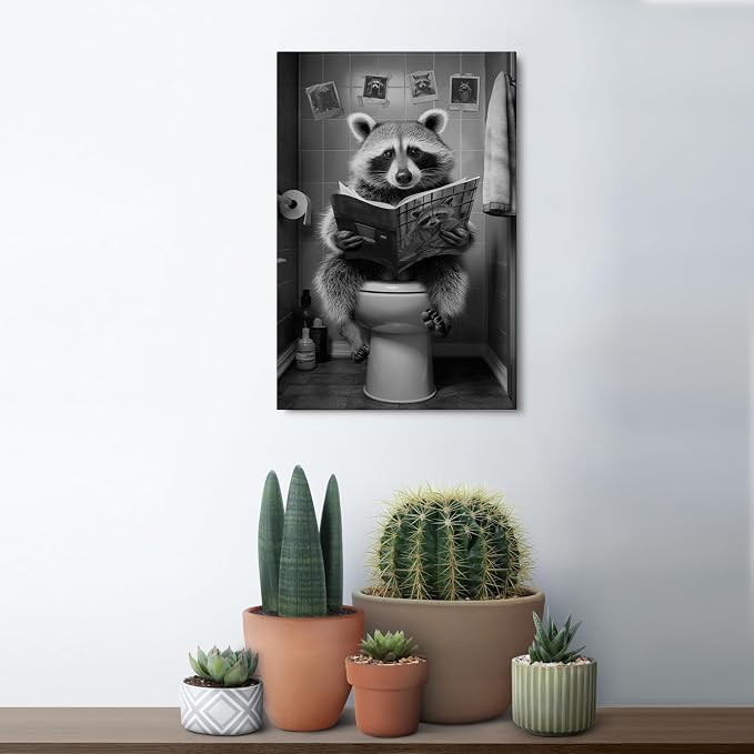 DIHSIEG Inspirational Canvas Wall Art funny bathroom wall art Print Poster - Image 7
